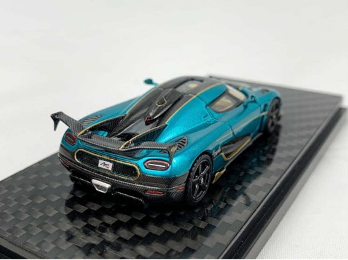 Frontiart 1:64 Koenigsegg Agera RSR – Ocean Blue (Resinmodell)
