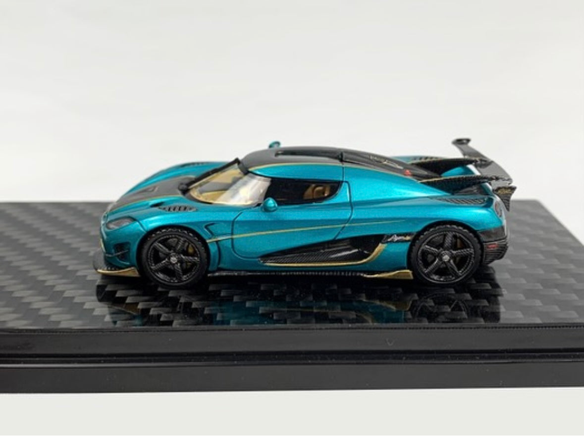 Frontiart 1:64 Koenigsegg Agera RSR – Ocean Blue (Resinmodell)