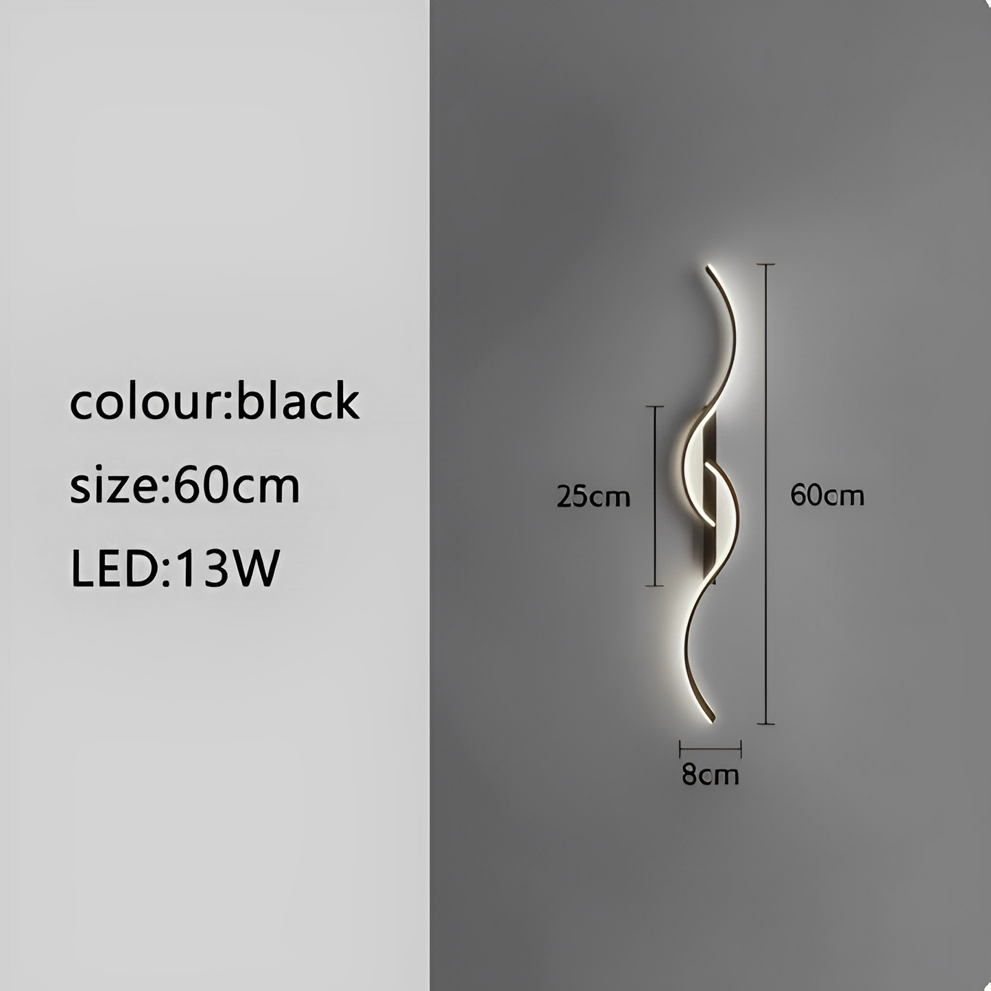 Creative Strip Light Luxury Wall Lamp – Modern, Ultra-Simple Design for Living Room TV Background, Wall Grid, Staircase, Bedroom, and Bedside