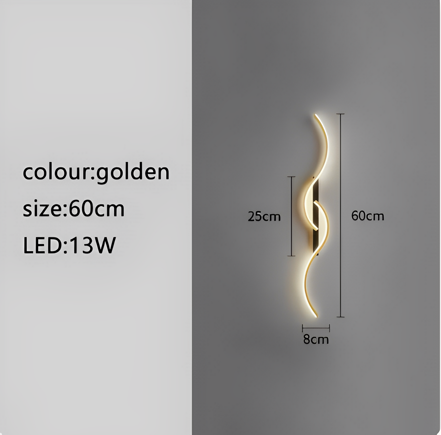 Creative Strip Light Luxury Wall Lamp – Modern, Ultra-Simple Design for Living Room TV Background, Wall Grid, Staircase, Bedroom, and Bedside