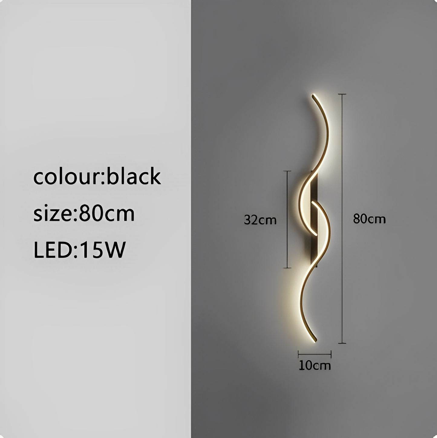 Creative Strip Light Luxury Wall Lamp – Modern, Ultra-Simple Design for Living Room TV Background, Wall Grid, Staircase, Bedroom, and Bedside