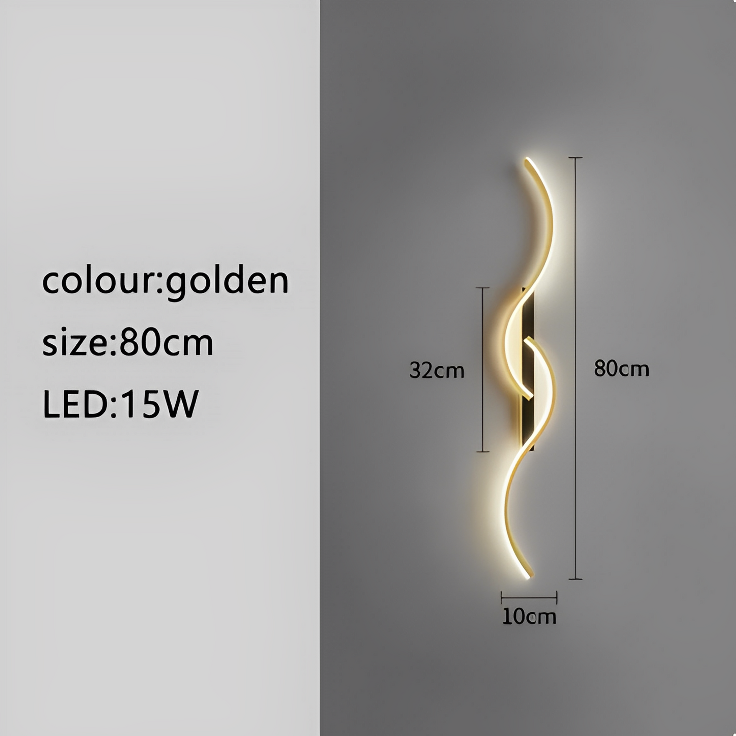 Creative Strip Light Luxury Wall Lamp – Modern, Ultra-Simple Design for Living Room TV Background, Wall Grid, Staircase, Bedroom, and Bedside