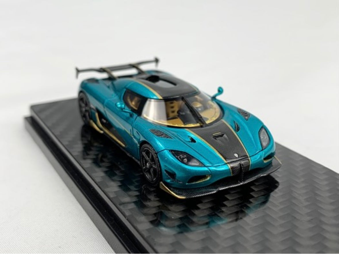 Frontiart 1:64 Koenigsegg Agera RSR – Ocean Blue (Resinmodell)