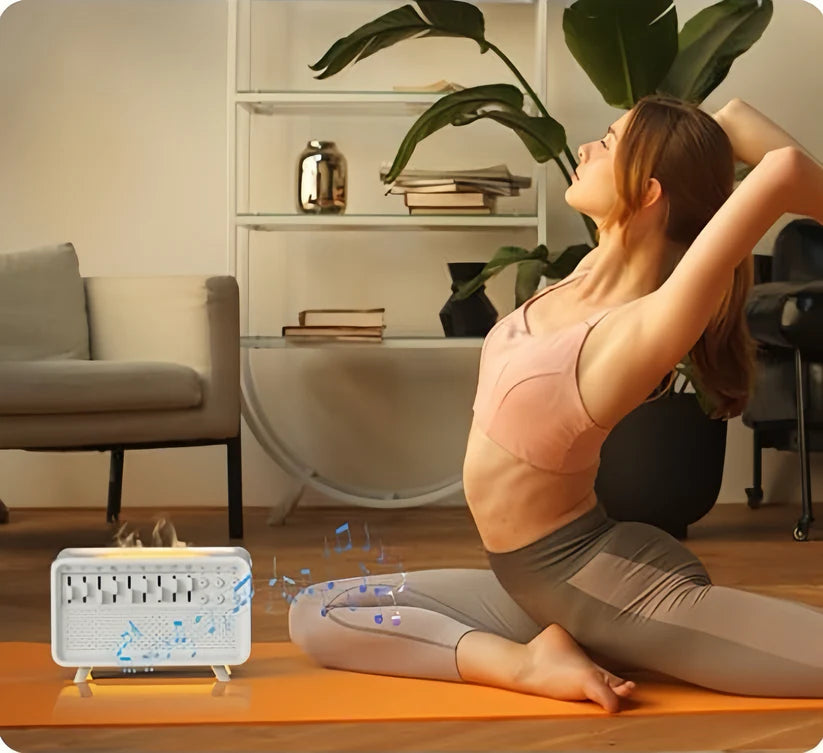 DreamMix Pro – White Noise Machine with Essential Oil Diffuser, Night Light & Bluetooth Speaker
