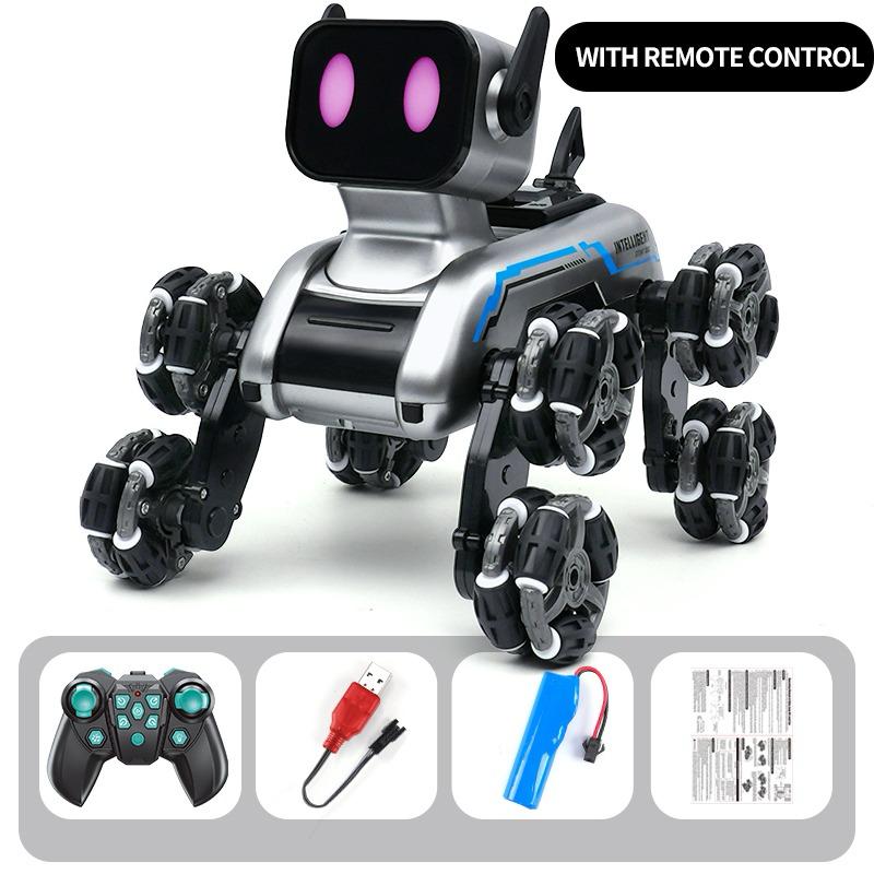 Åtahjulig RC-robotshund – Den ultimata robotdjuret för barn och teknikälskare