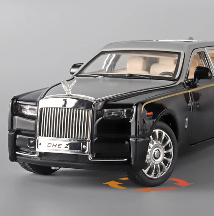 Rolls Royce Phantom Modellbil 1:24 – Metallbil med Ljud & Ljus | Elegant Samlarobjekt eller Gåva