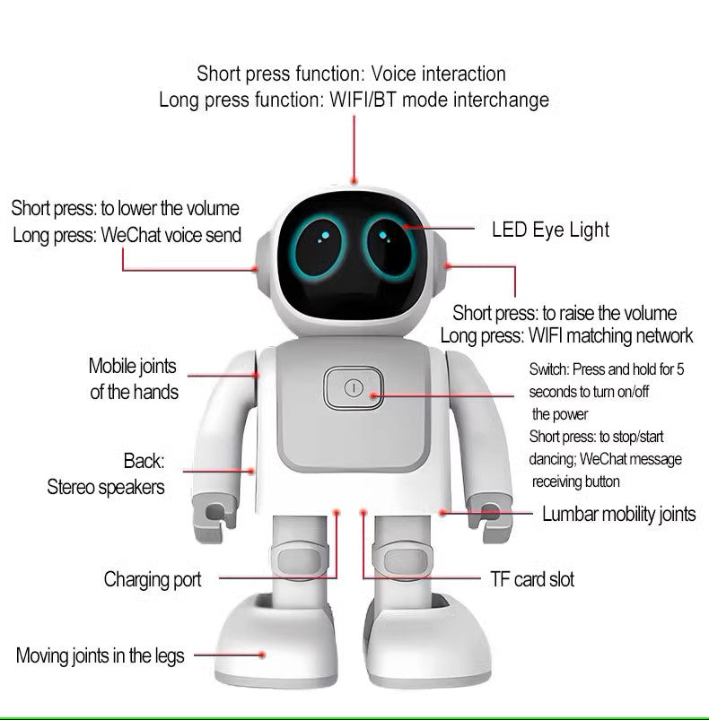 Robert – The Dancing Robot Friend | Gray
