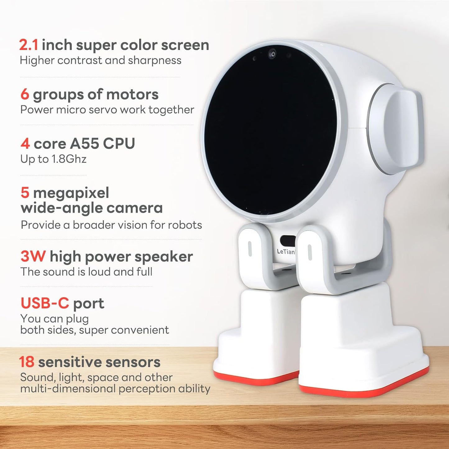 Rux Robot – Your Smart AI Desktop Robot