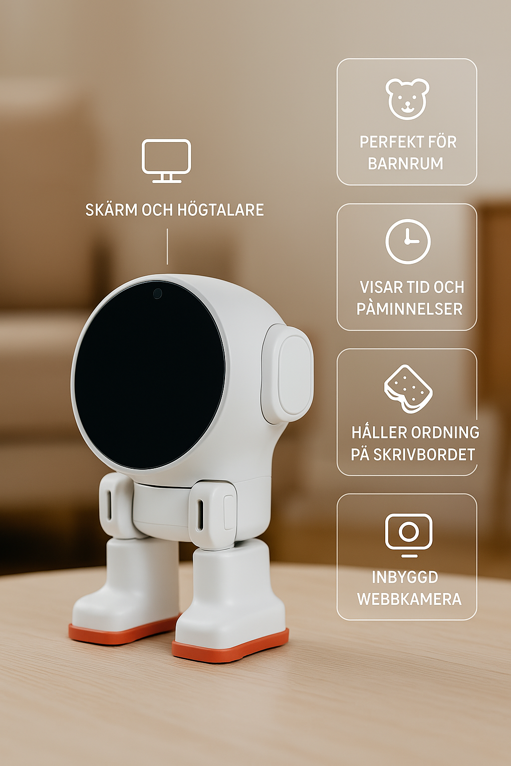 Rux Robot – Your Smart AI Desktop Robot