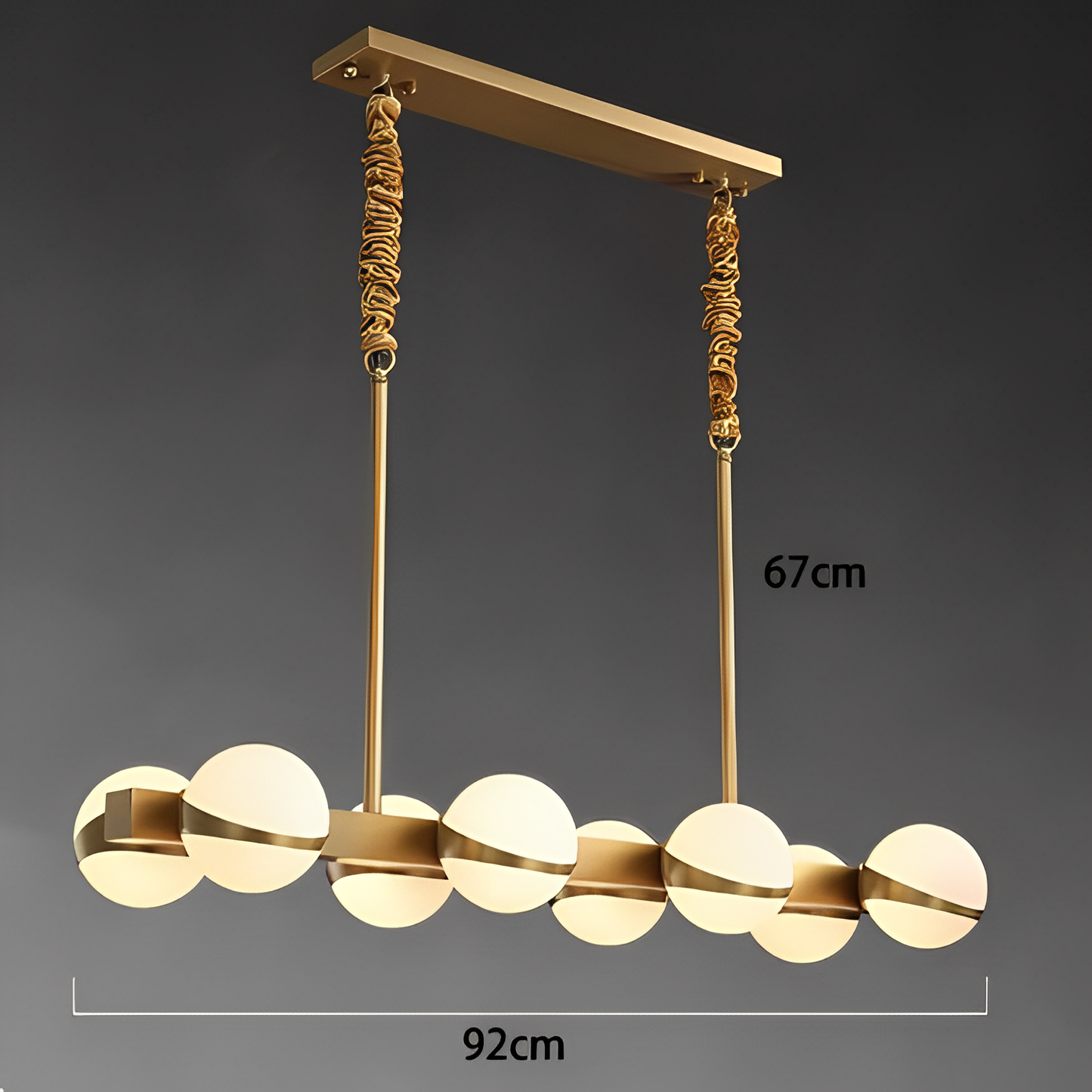 LED-lampa med justerbar ljusstyrka och energieffektiv teknik, perfekt för vardagsrummet.
English: LED lamp with adjustable brightness and energy-efficient technology, perfect for the living room.