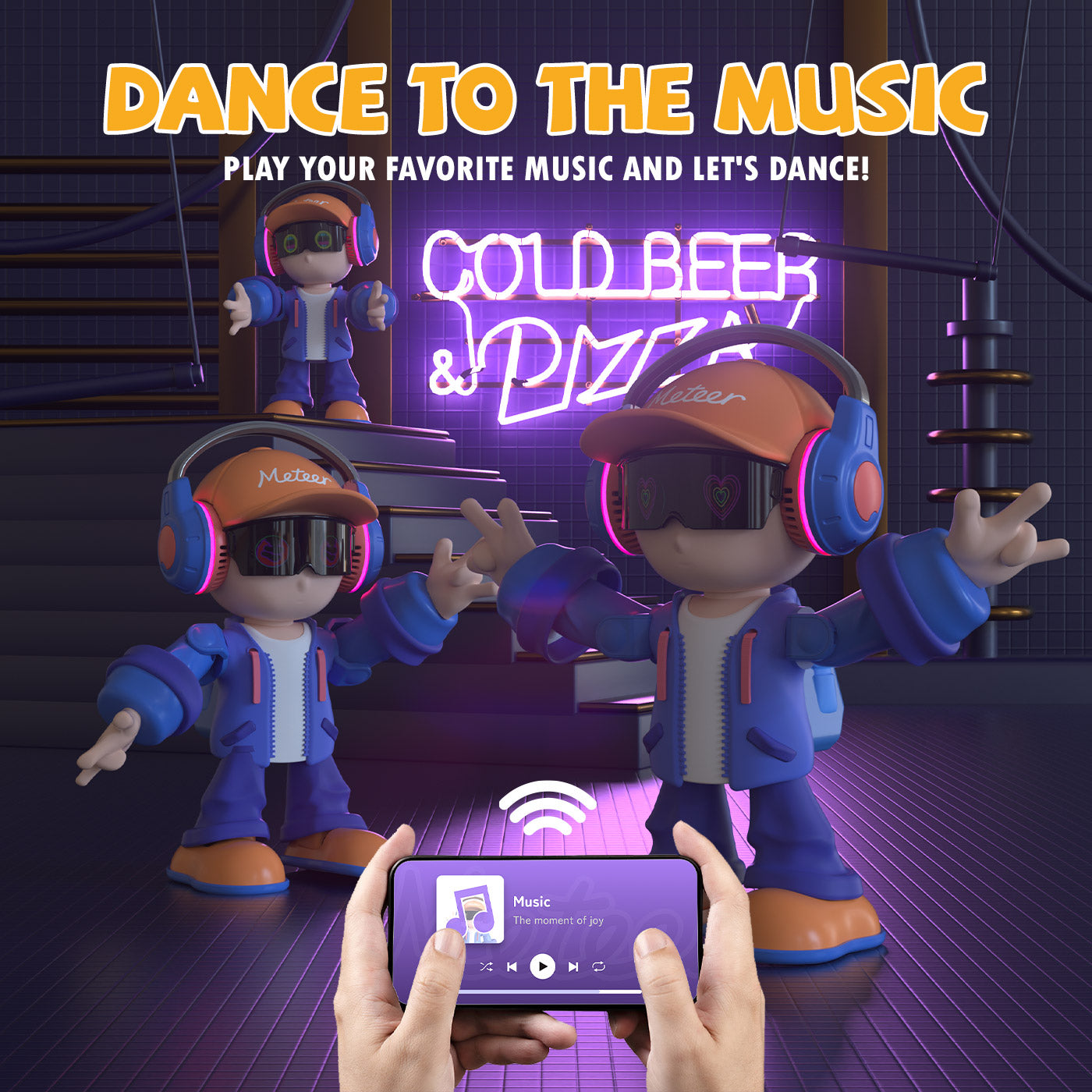 Meteer AI Dancing Robot Interactive Toy
