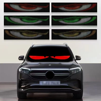 GlowPanel X – Custom LED Car Display Sign with App & Remote Control