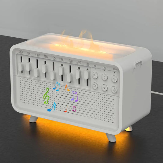 DreamMix Pro – White Noise Machine with Essential Oil Diffuser, Night Light & Bluetooth Speaker