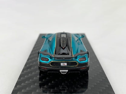 Frontiart 1:64 Koenigsegg Agera RSR – Ocean Blue (Resinmodell)