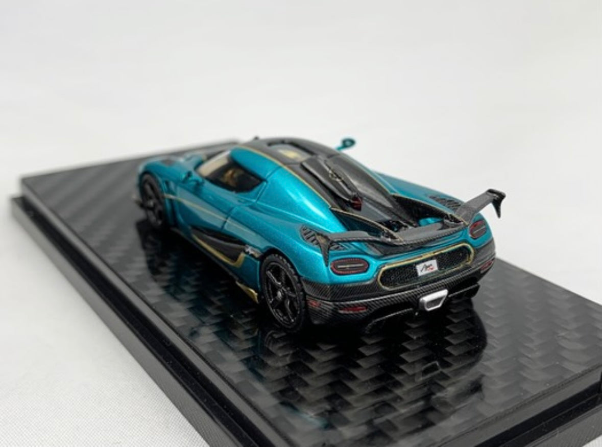 Frontiart 1:64 Koenigsegg Agera RSR – Ocean Blue (Resinmodell)