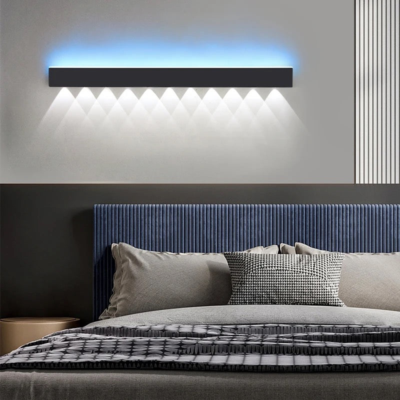 Nordisk Stil LED Väggsconce: Modern Belysning för Vardagsrum och Sovrum 💡🔵