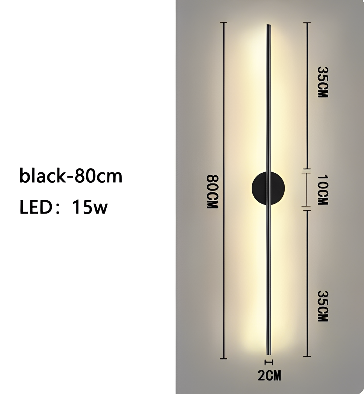 Modern Enkel Ljus Lyx Grill Minimalistisk Vardagsrum TV Bakgrund Sovrum Sänglampa Strip Wall