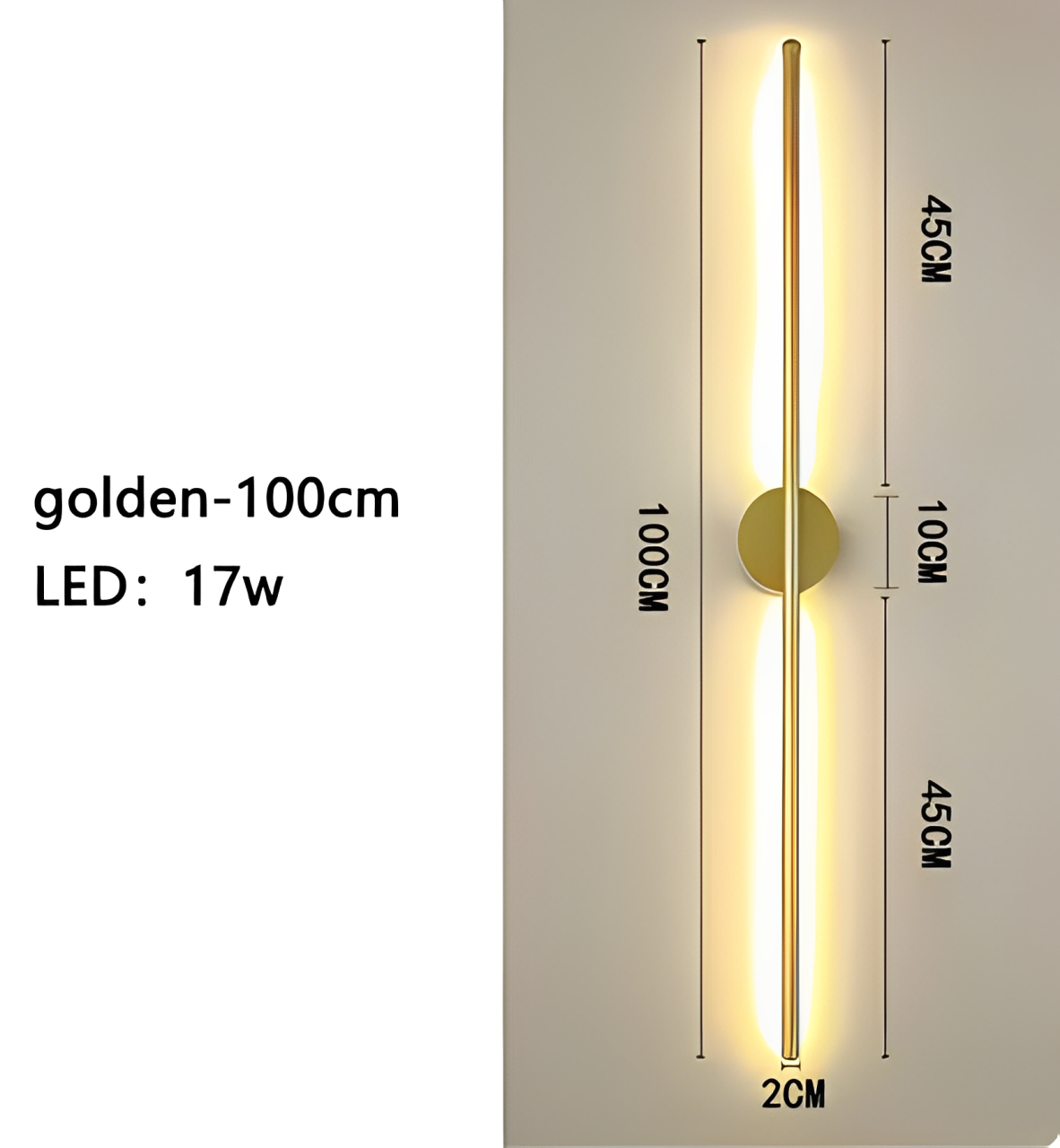 Modern Enkel Ljus Lyx Grill Minimalistisk Vardagsrum TV Bakgrund Sovrum Sänglampa Strip Wall