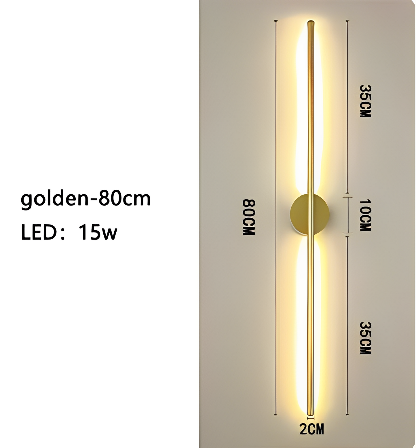 Modern Enkel Ljus Lyx Grill Minimalistisk Vardagsrum TV Bakgrund Sovrum Sänglampa Strip Wall