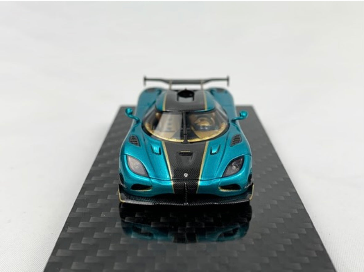 Frontiart 1:64 Koenigsegg Agera RSR – Ocean Blue (Resinmodell)
