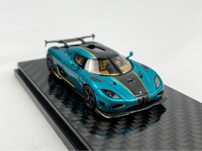Frontiart 1:64 Koenigsegg Agera RSR – Ocean Blue (Resinmodell)
