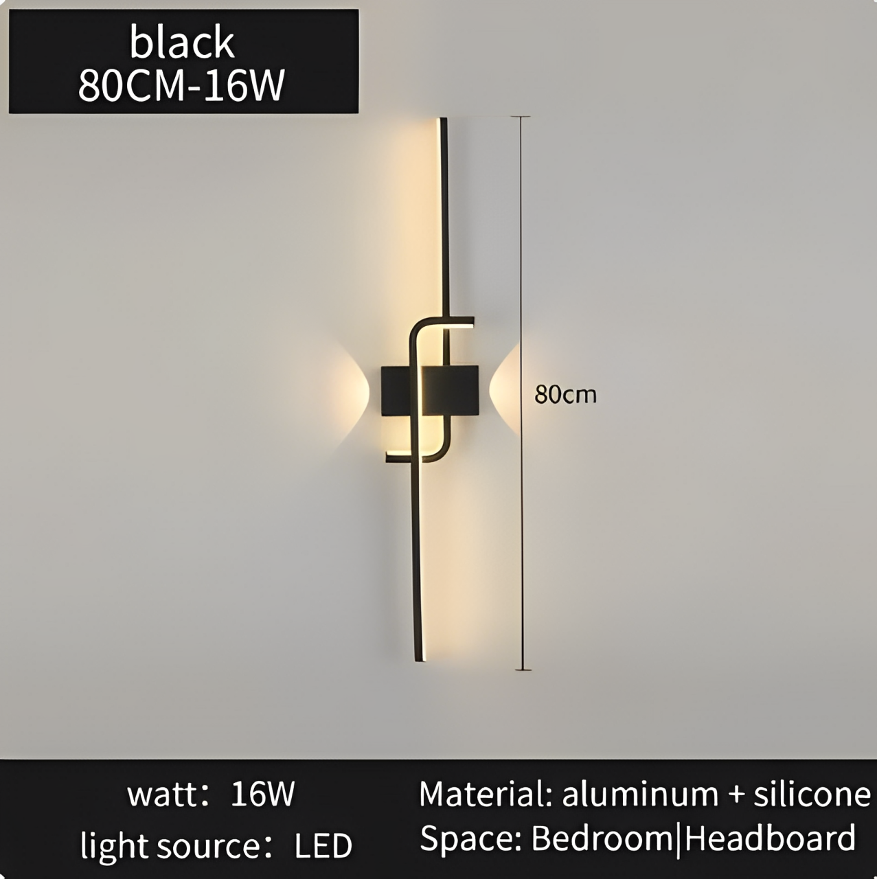 Modern vägglampa hem-apparat sängen sovrum vardagsrum trappor LED lumens rum dekorativ belysning