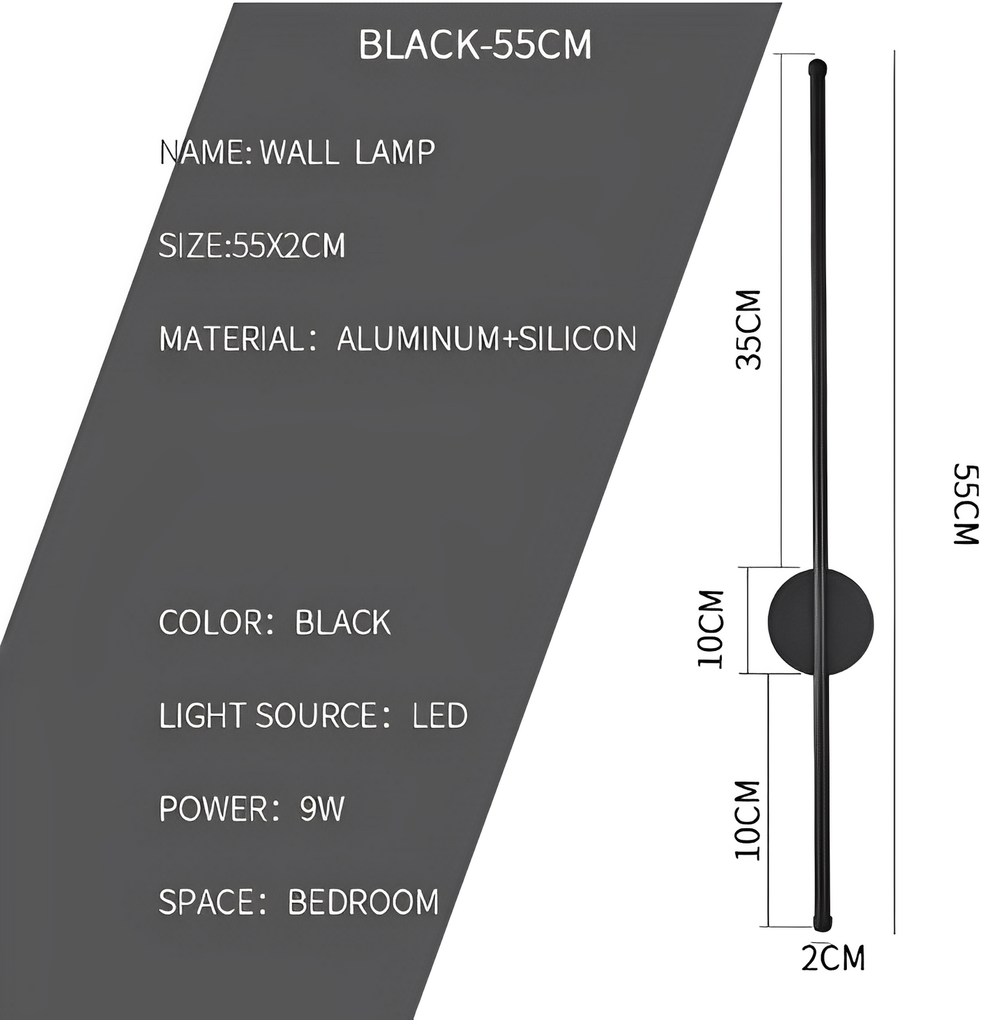 Modern Original Vägglampa LED Rumsdekoration För Sovrum Vardagsrum TV Vägg Vitvaror Enkla belysningsarmaturer