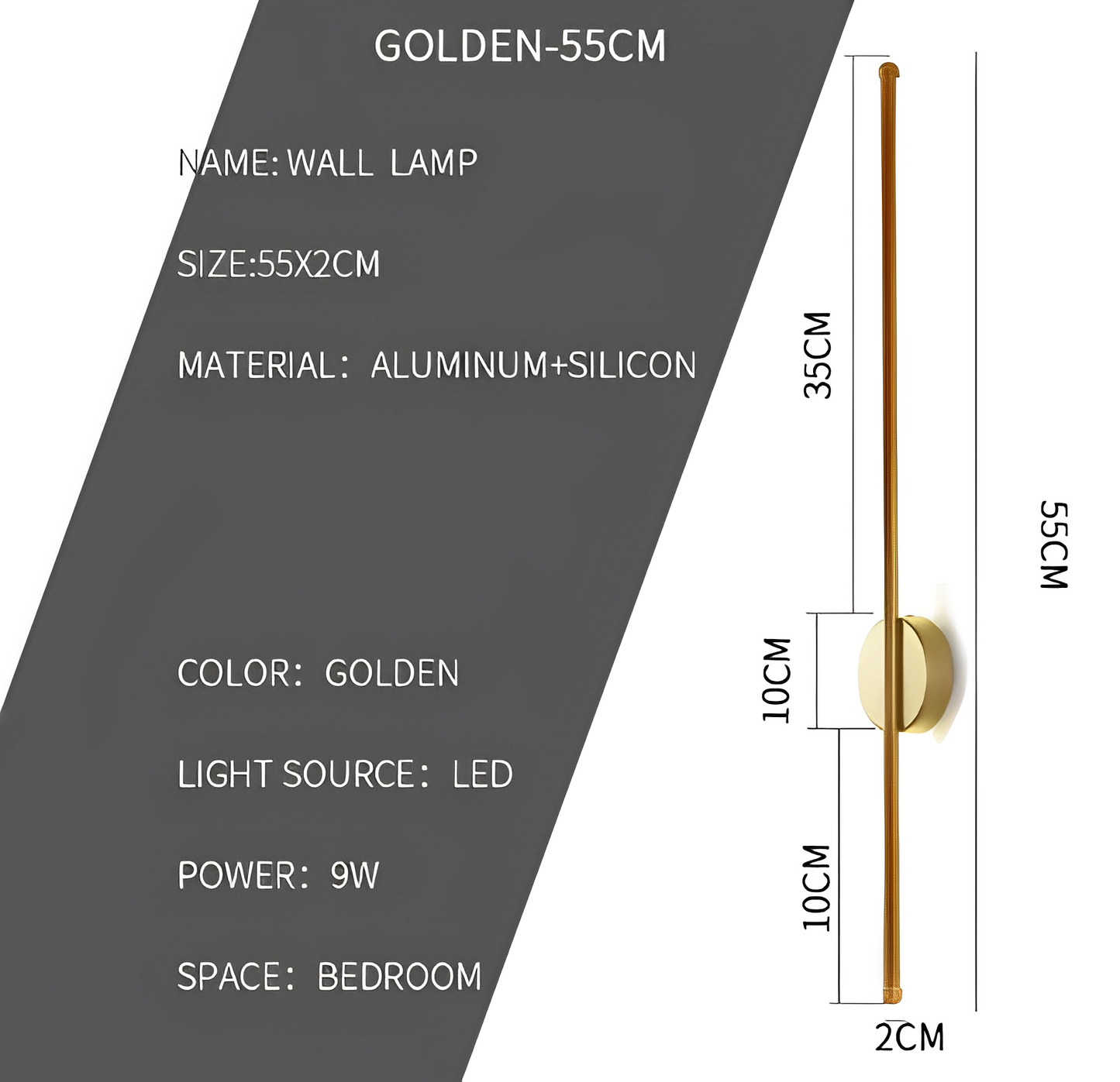 Modern Original Vägglampa LED Rumsdekoration För Sovrum Vardagsrum TV Vägg Vitvaror Enkla belysningsarmaturer