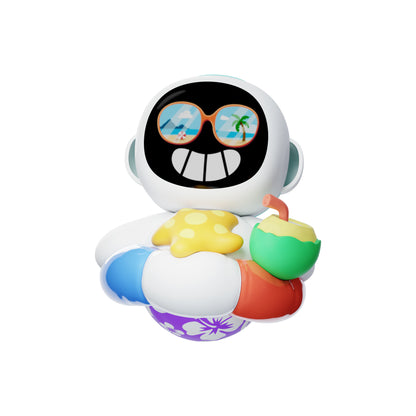 Eiko AI Smart Robot Companion with Touch Display, Bluetooth Speaker & Voice Control