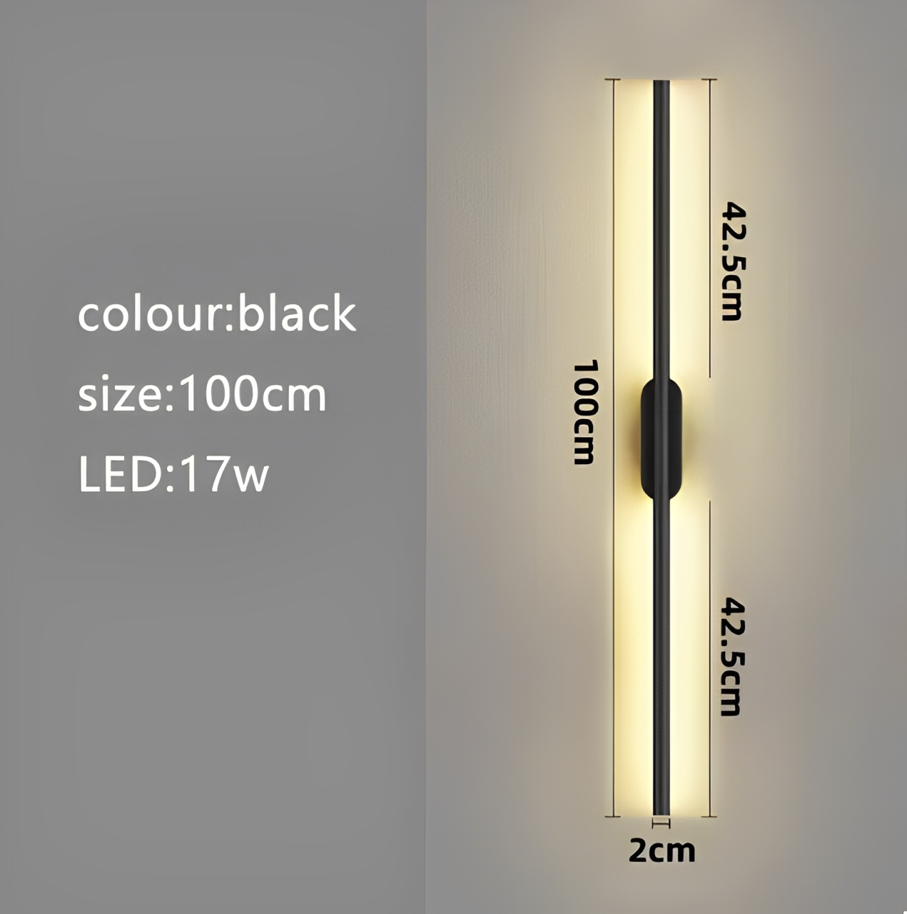 Modern Led Vägglampa Guld Lång Vägglampa För Hem Sovrumstrappa Soffa Bakgrundsbelysning Dekorationslampa