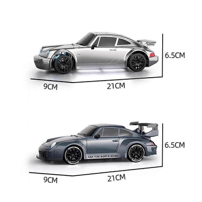 Radiostyrd Porsche 4WD – RC Driftbil med LED-ljus & Däck