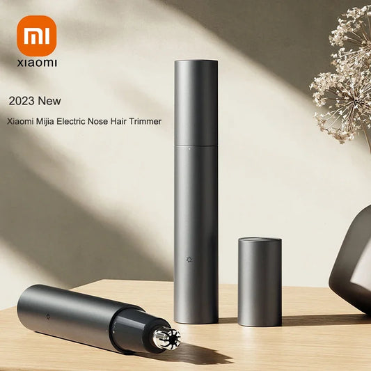 2023 NY XIAOMI Mijia elektrisk näshårstrimmer Bärbar näsöron Hårögonbrynstrimmer för män Uppladdningsbar smärtfri klippare