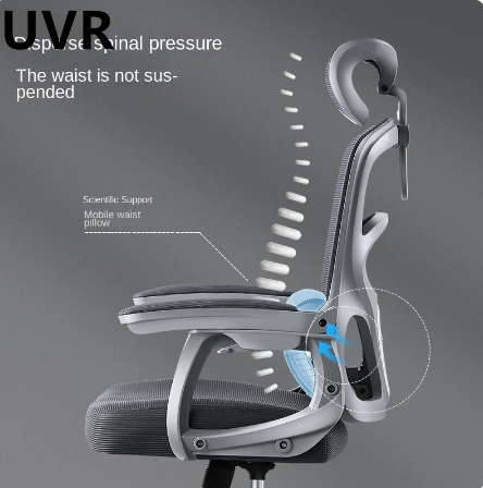 UVR Utility Ergonomisk stol Kontorsvängstol Datorstol Bekväm Långvarig och inte tröttsam Enkel Esportsstol