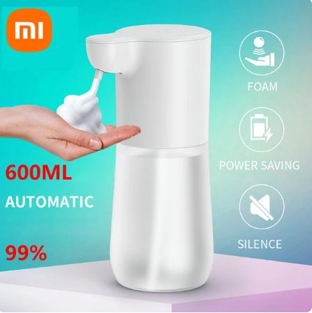 Xiaomi 380ML automatisk skumtvåldispenser Badrum Smart tvättmaskin med USB-laddning Vit högkvalitativt ABS-material