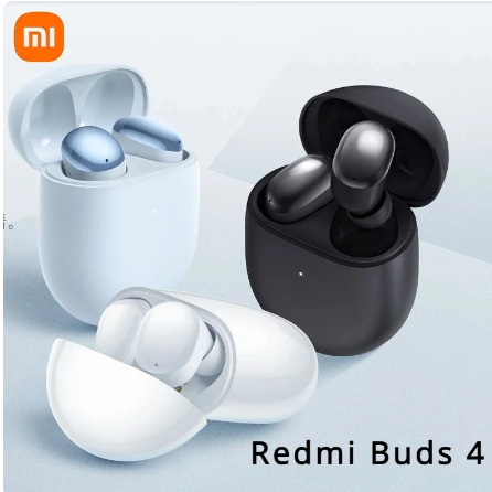 Xiaomi Redmi Buds 4 hörlurar Bluetooth 5.2 brusreducerande 2 mikrofoner trådlösa TWS hörlurar 30 timmars batteritid