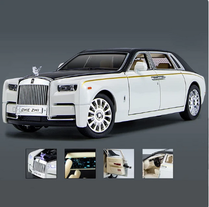 Rolls Royce Phantom Modellbil 1:24 – Metallbil med Ljud & Ljus | Elegant Samlarobjekt eller Gåva
