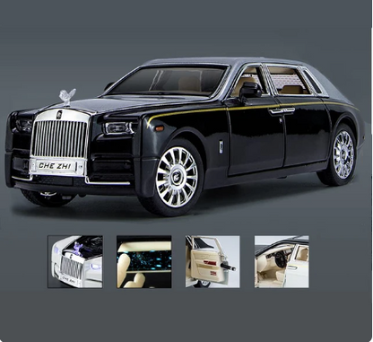 Rolls Royce Phantom Modellbil 1:24 – Metallbil med Ljud & Ljus | Elegant Samlarobjekt eller Gåva