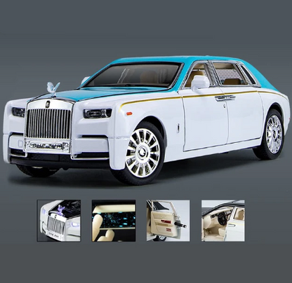 Rolls Royce Phantom Modellbil 1:24 – Metallbil med Ljud & Ljus | Elegant Samlarobjekt eller Gåva