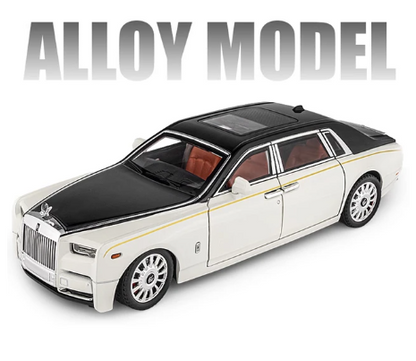 Exklusiv Rolls-Royce Phantom Modellbil 1:18 – Diecast Lyxbil i Metall med Ljus & Ljud