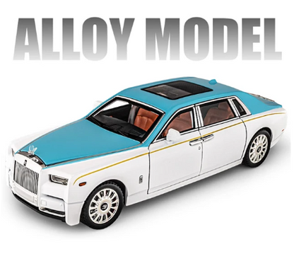 Exklusiv Rolls-Royce Phantom Modellbil 1:18 – Diecast Lyxbil i Metall med Ljus & Ljud