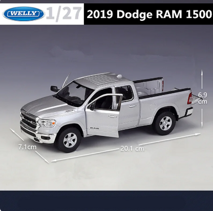 Tuff Dodge RAM 1500 Pickup – 1:24 Metallmodellbil för Lek & Samling | Perfekt Barngåva!