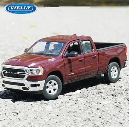 Tuff Dodge RAM 1500 Pickup – 1:24 Metallmodellbil för Lek & Samling | Perfekt Barngåva!
