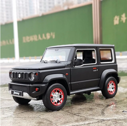Tuff SUZUKI Jimny Terrängbil i Skala 1:18 – Metallmodell med Realistisk Design | För Samlare & Barn